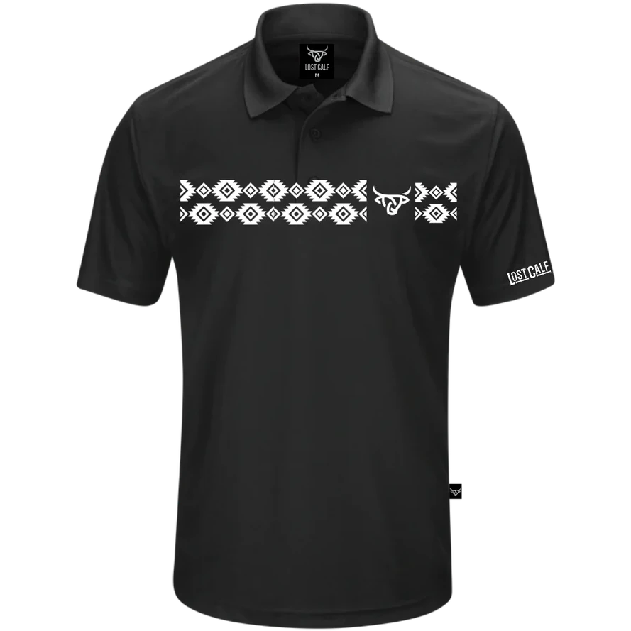 LC - Black Aztec Polo