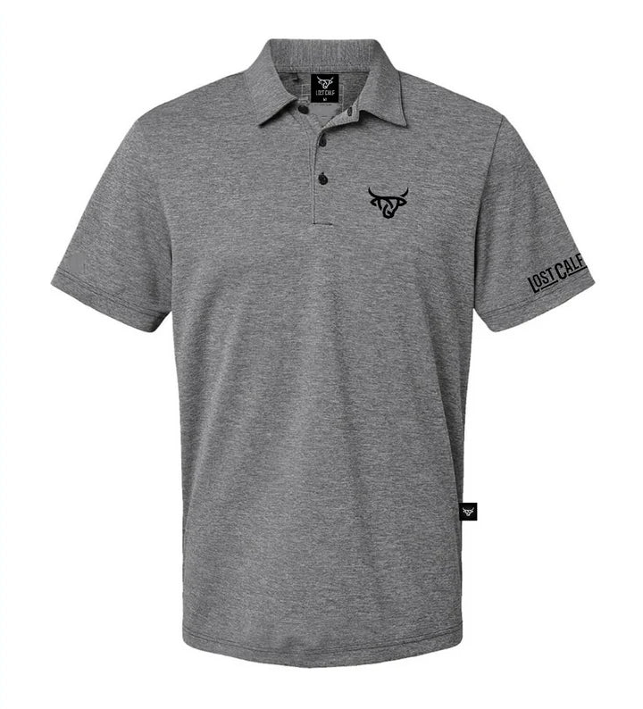 Heather Grey Polo