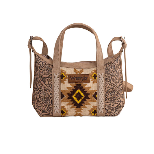 Tooled Crossbody - Tan