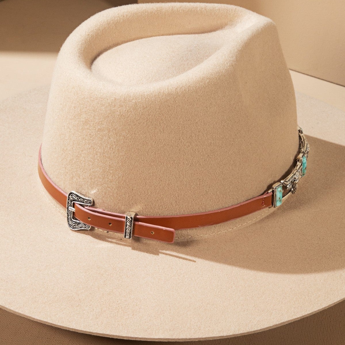 Stone & Steer Head Hat Band