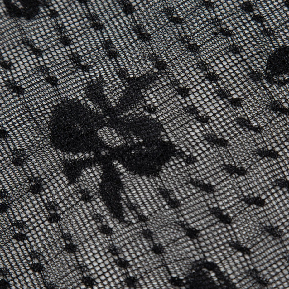 Bow Pattern Mesh L/S