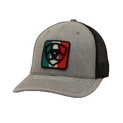Shield Mexico Flag - Grey