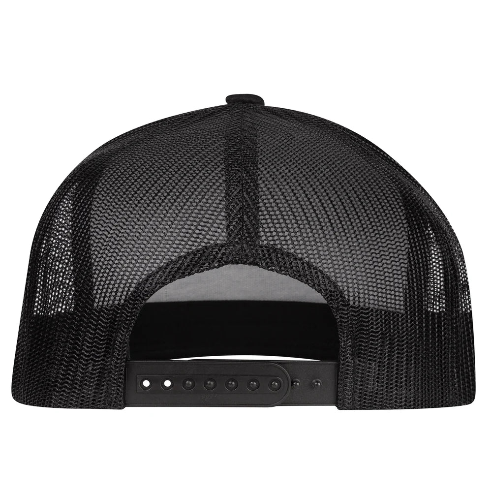 Black & Black 4" Mexico Bull Patch Cap