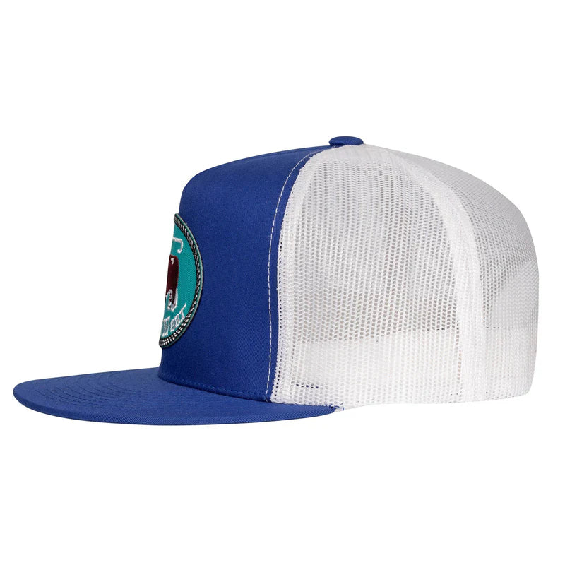 Blue & White Original Buckle Hat