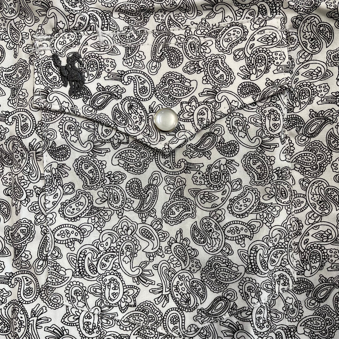 White Paisley S/S