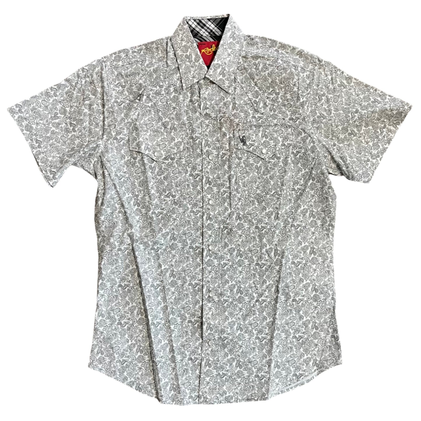White Paisley S/S