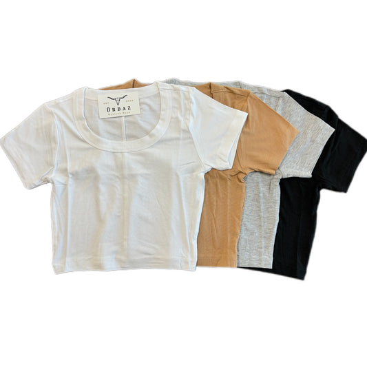 Scoop Neck Basic Top
