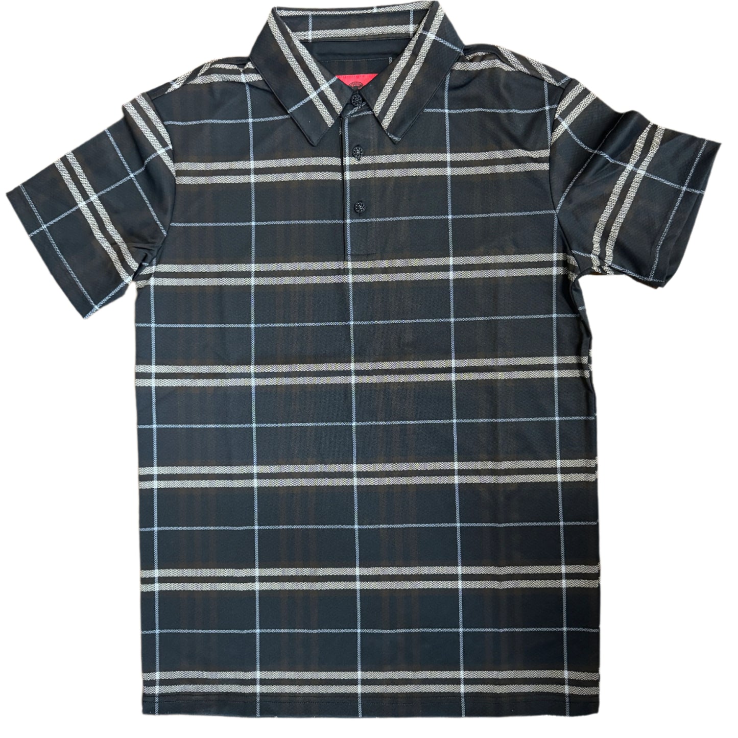 Double Line Polo - Black