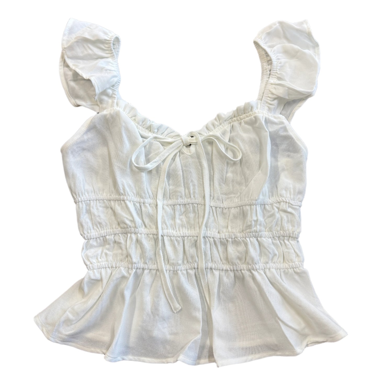 Ruffle Trim Blouse