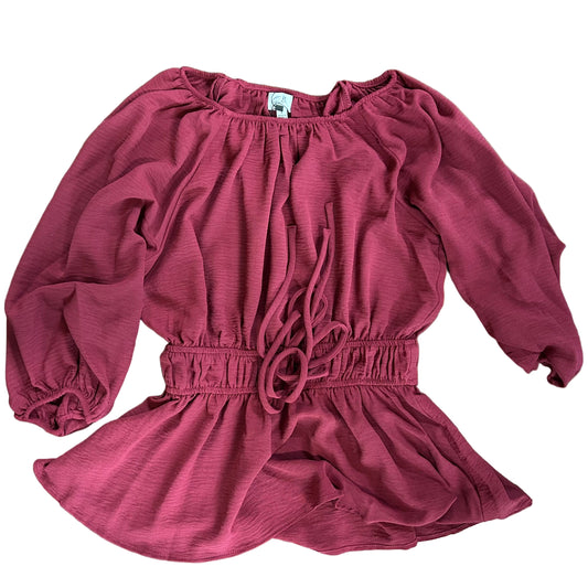 Burgundy Bow Top