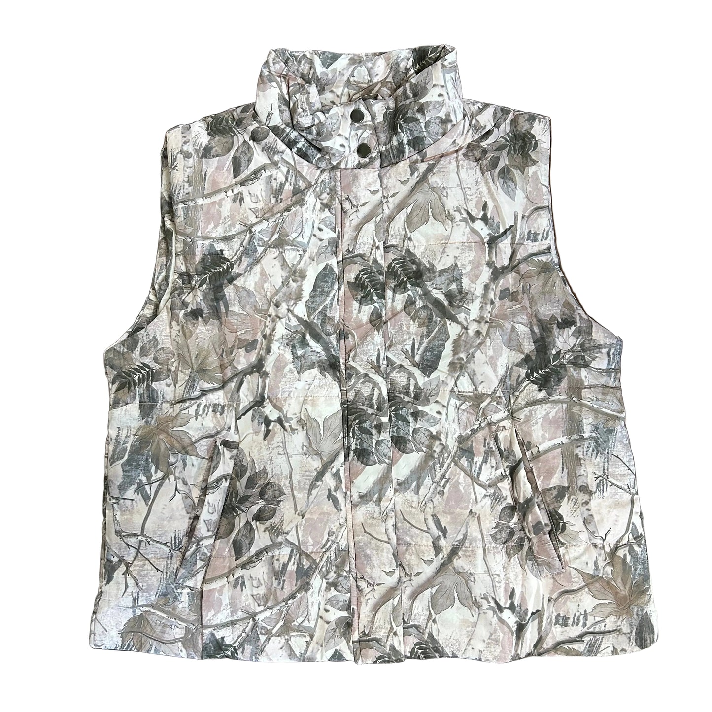 Leafy Puffer Vest