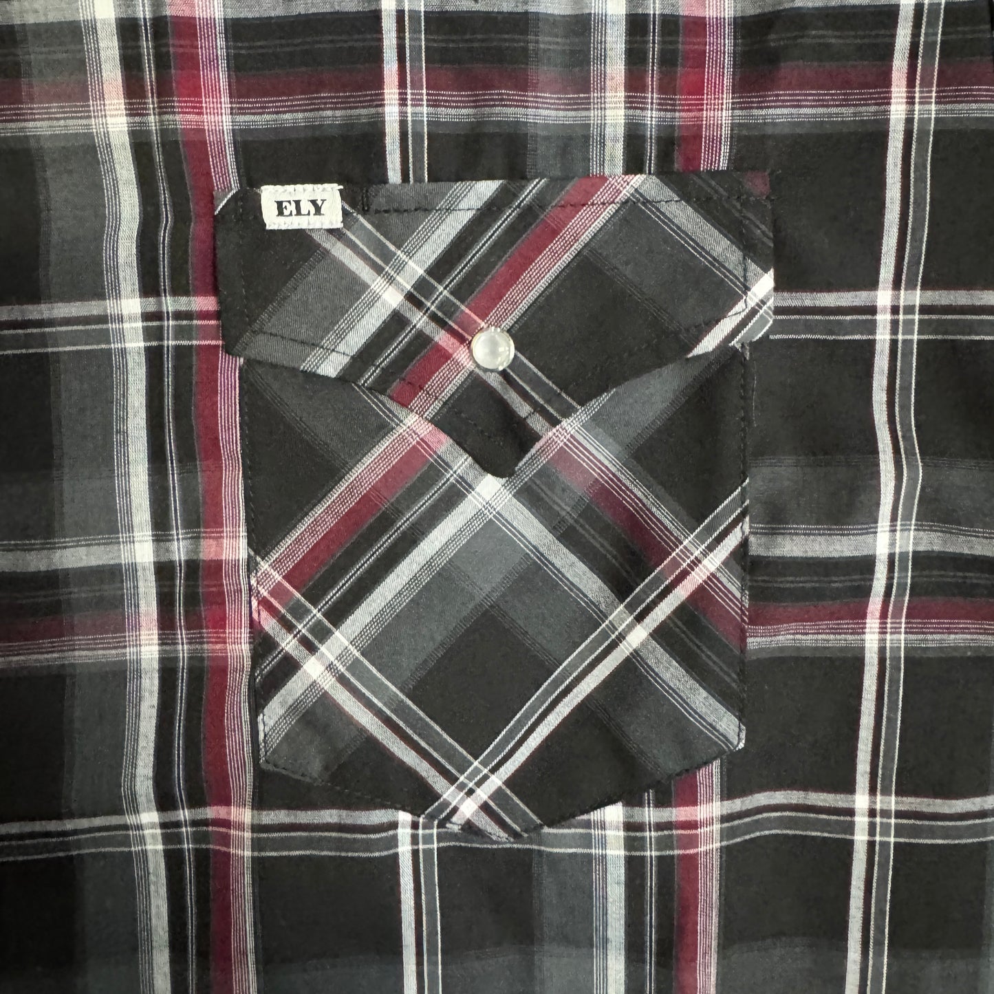 Gray/Red Plaid S/S
