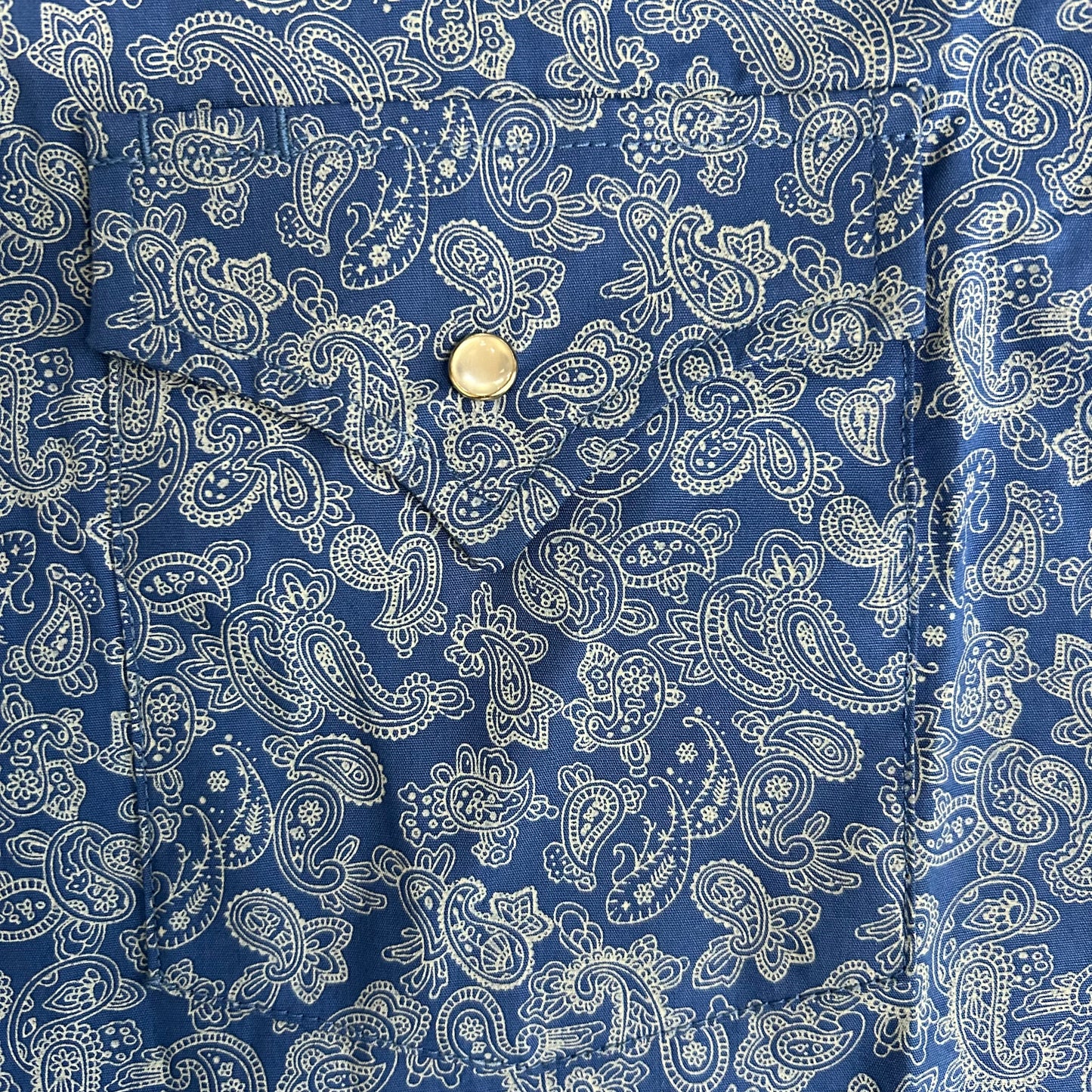 Blue/White Paisley L/S