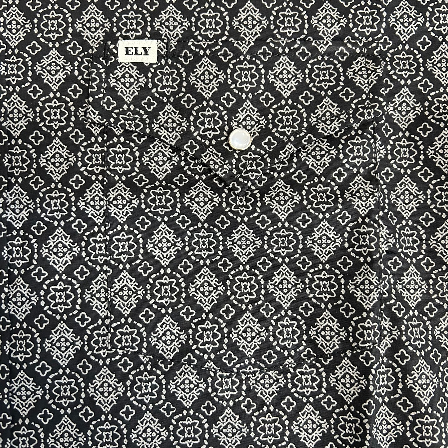 Black/Grey All Over Print S/S