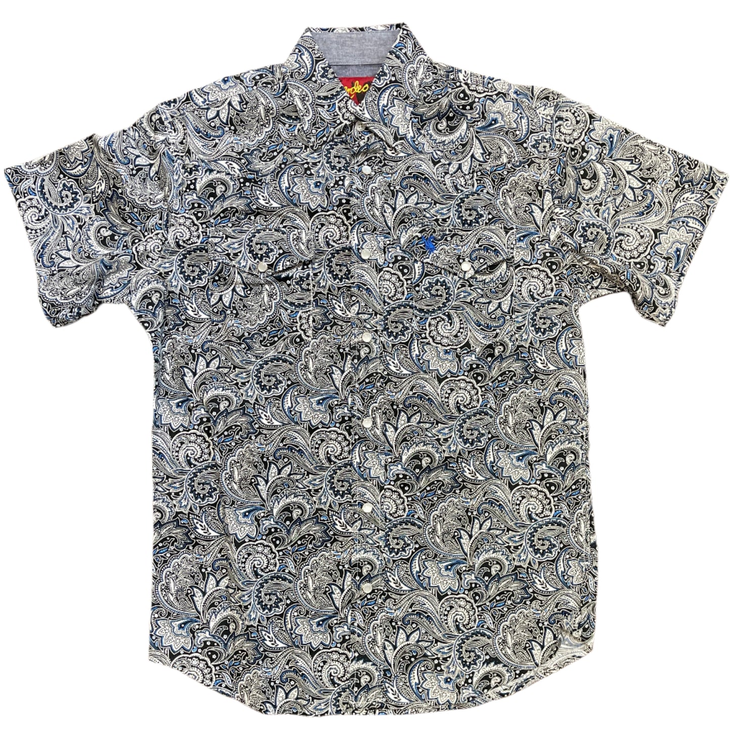Blue Paisley S/S