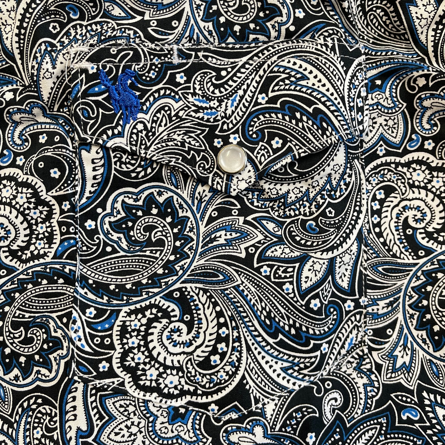 Blue Paisley S/S