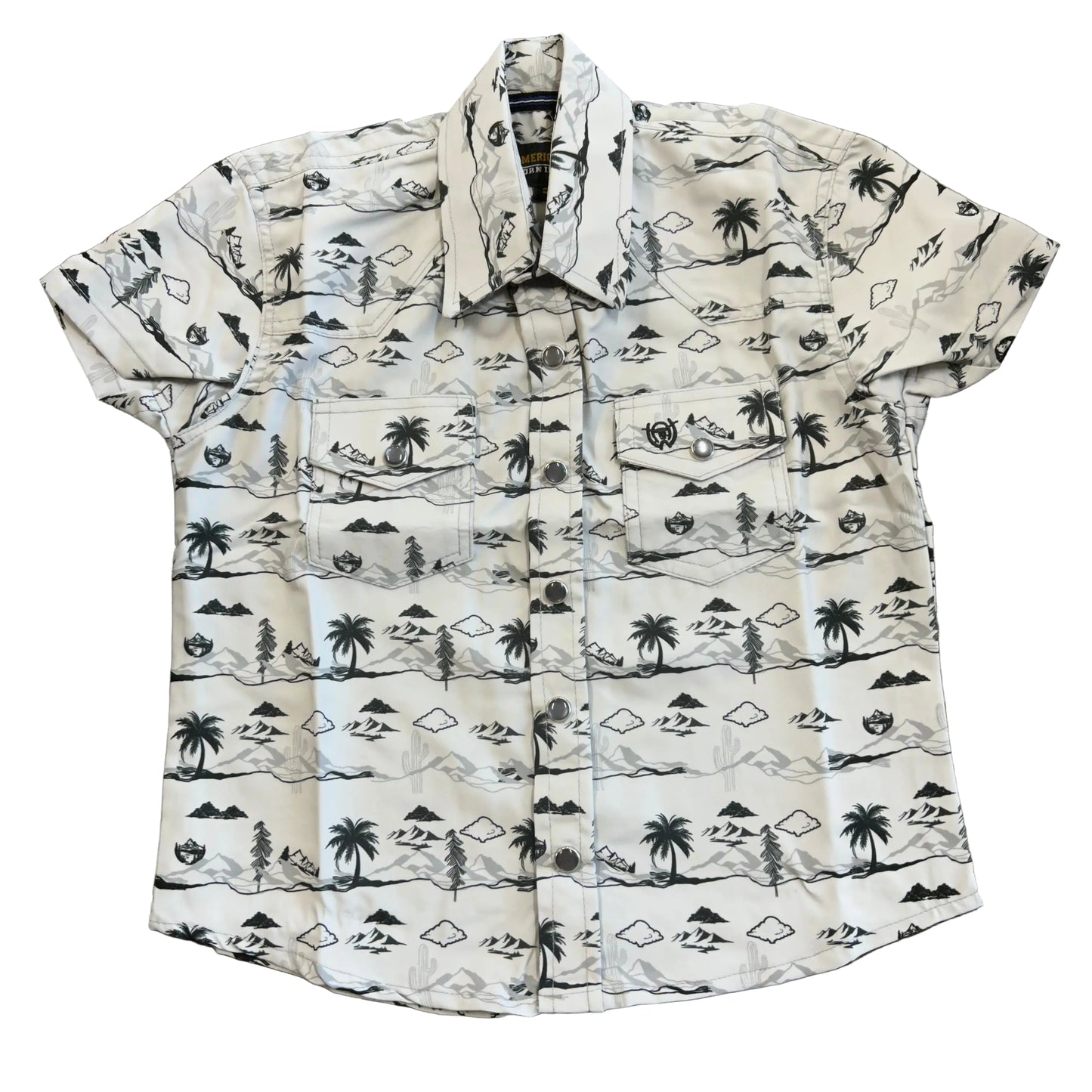 Printed Gray S/S