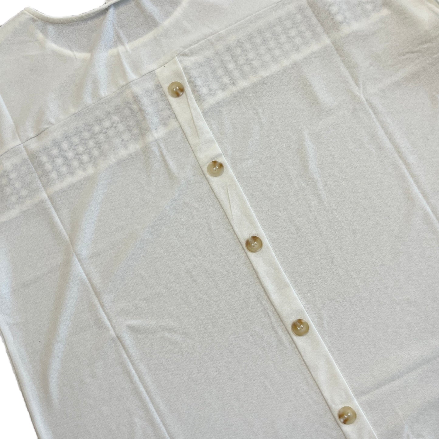 Ivory Lace Trim Top