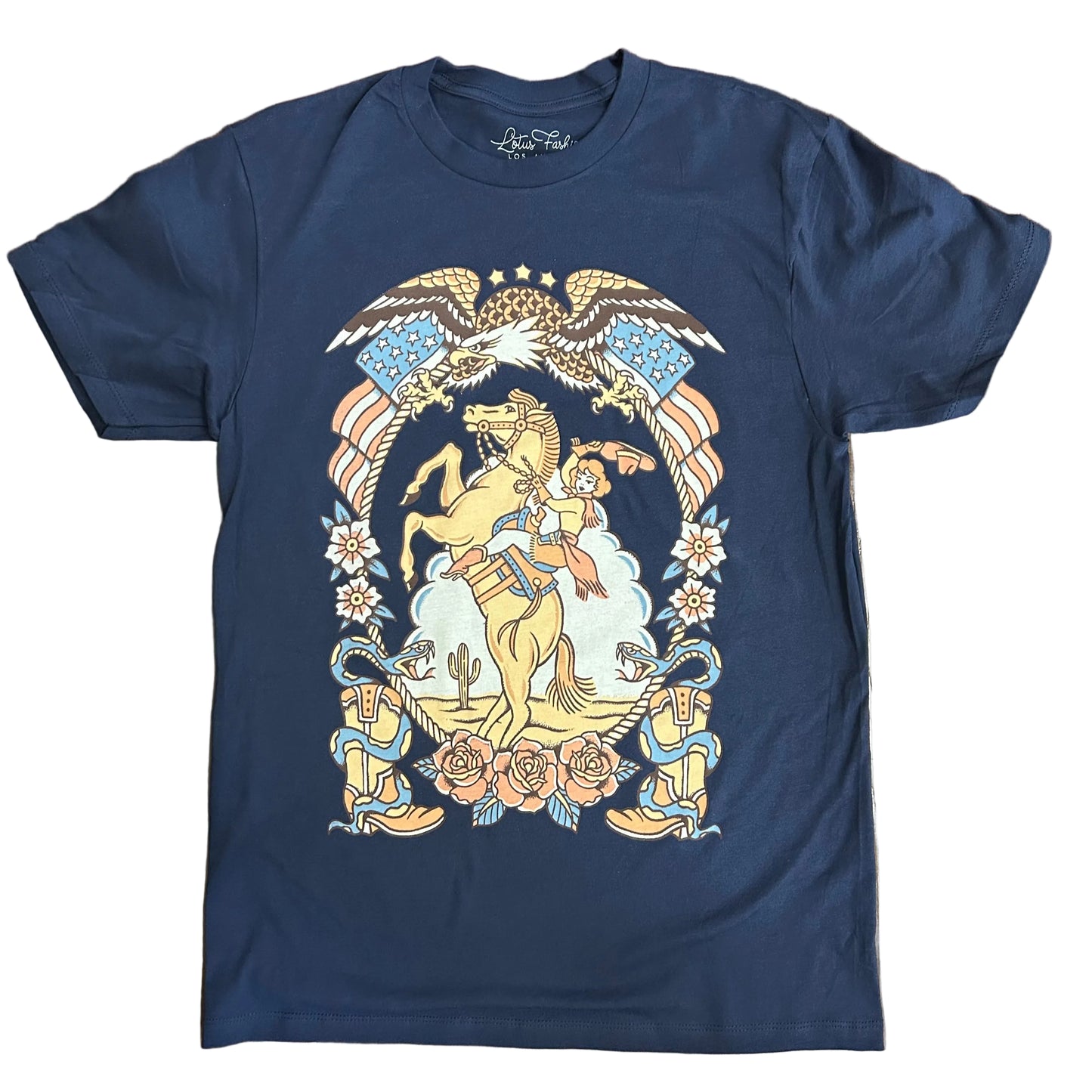 Western Cowgirl Tattoo Tee