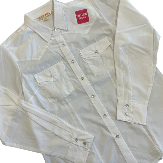 Women's White Western Shirt
