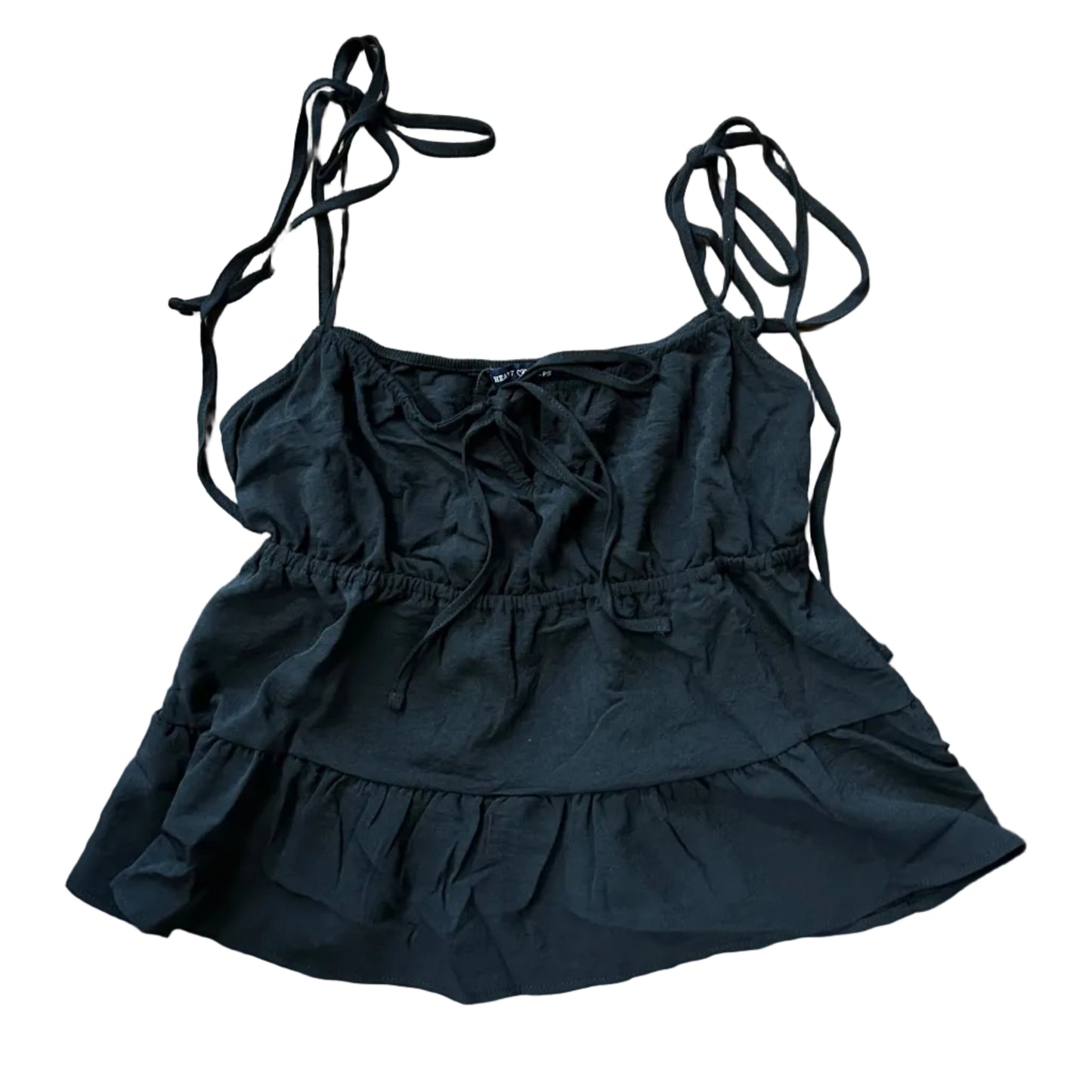 Tie Shoulder Flowy Tier Cami
