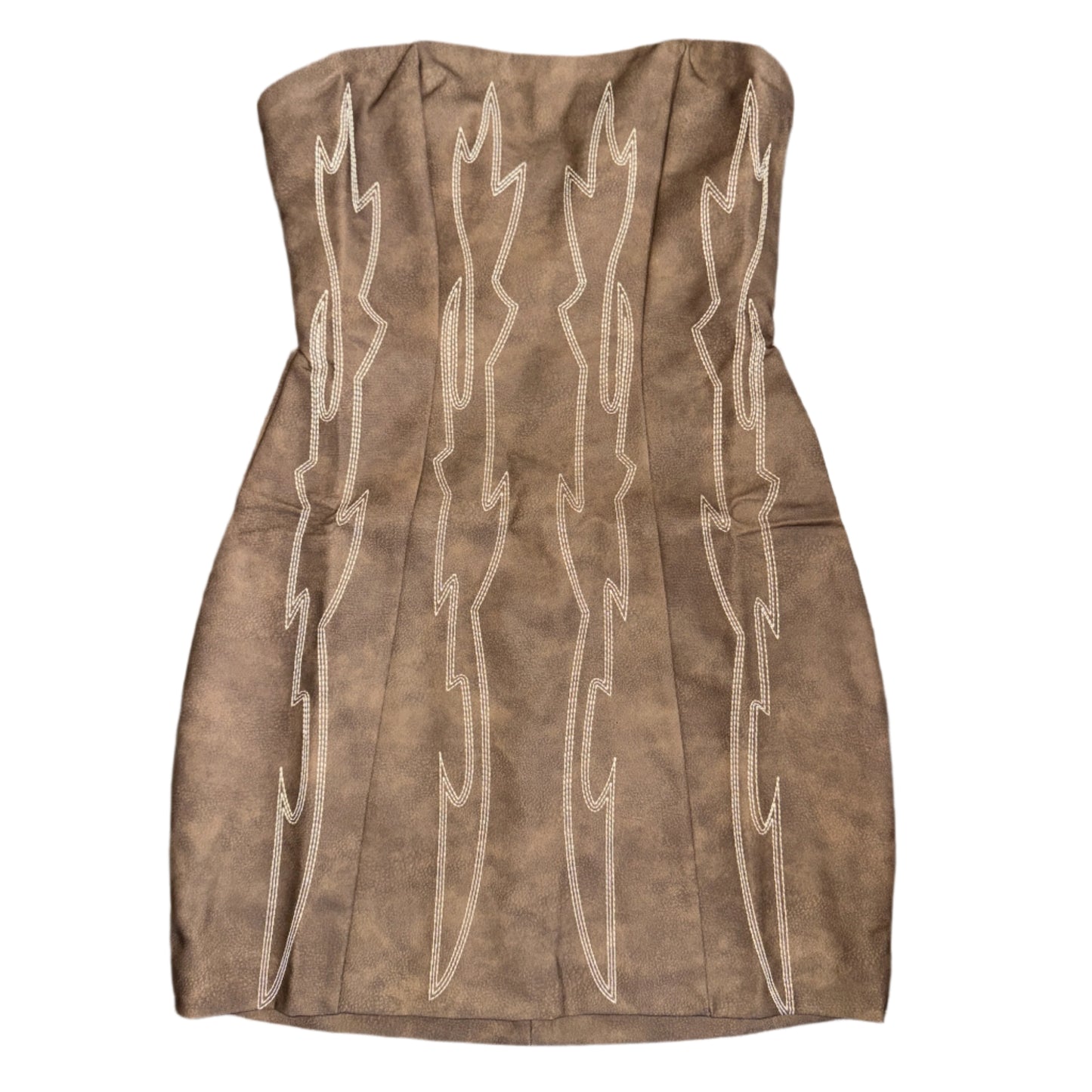 Embroidered Mini Dress