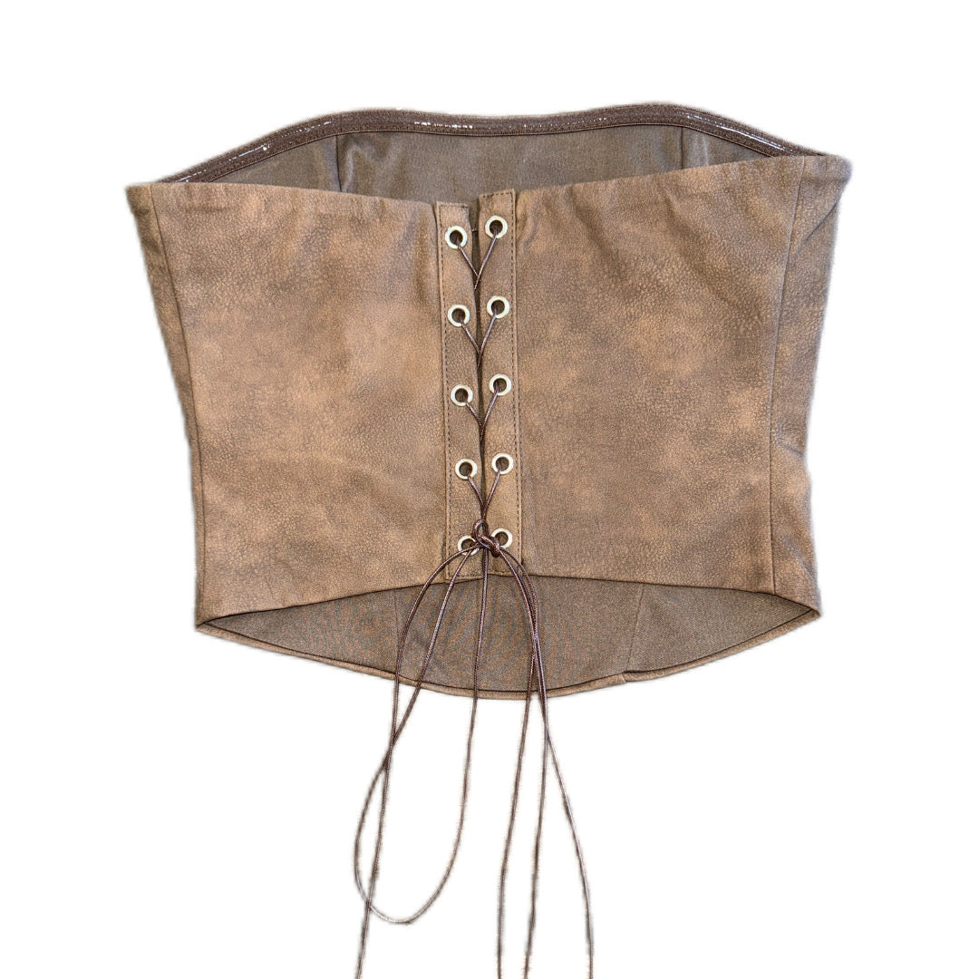 Embroidered Western Corset Top