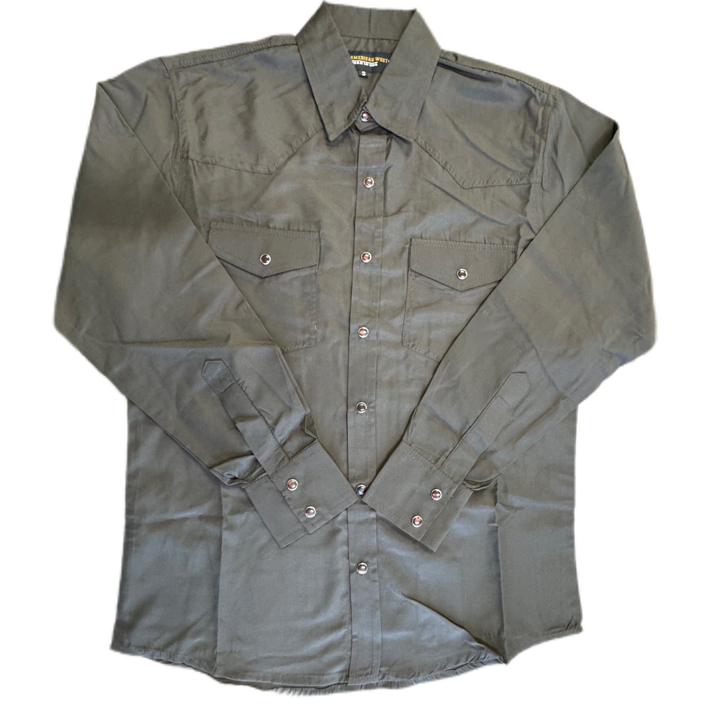 Solid Brown Button Down