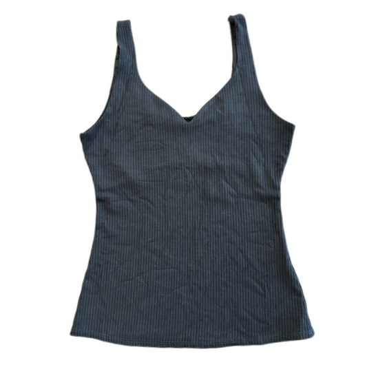 V-Neck Ribbed Top