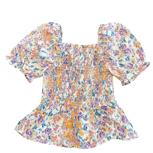 SALE - Floral Puff Sleeve