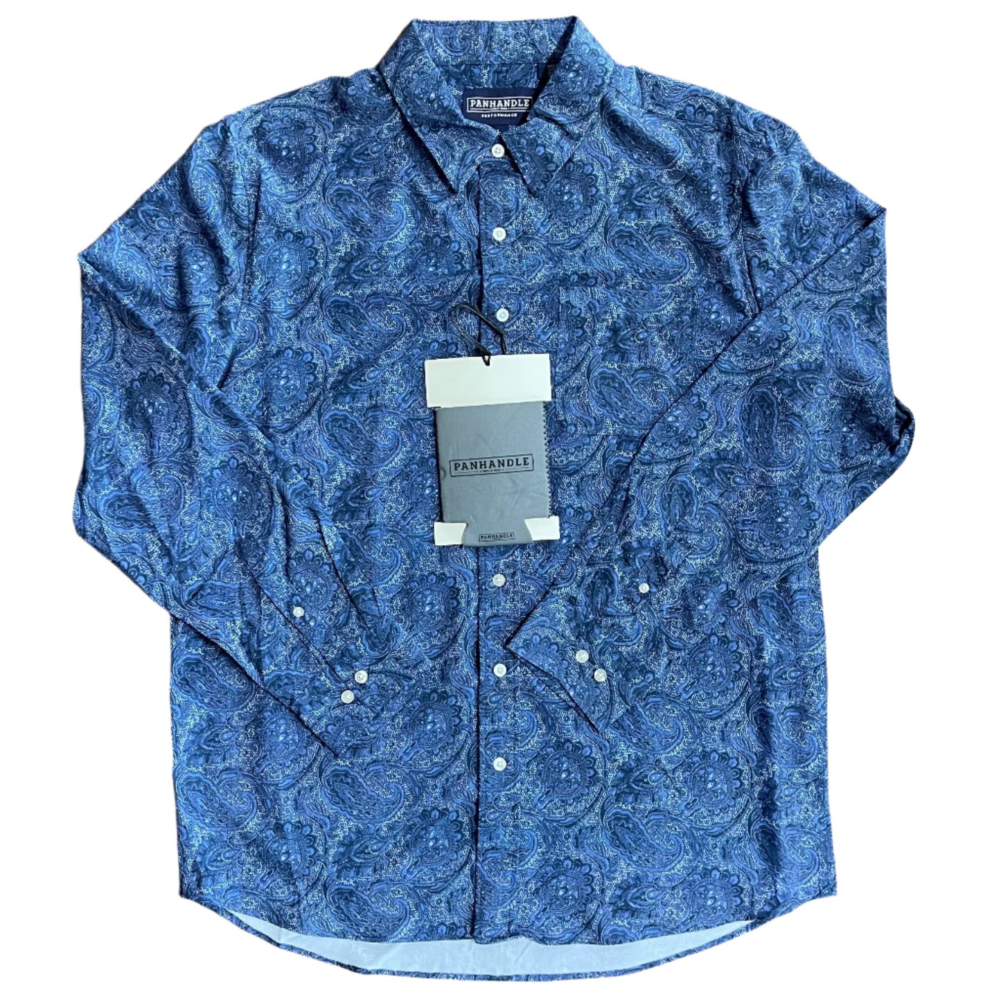 SALE - Navy Paisley