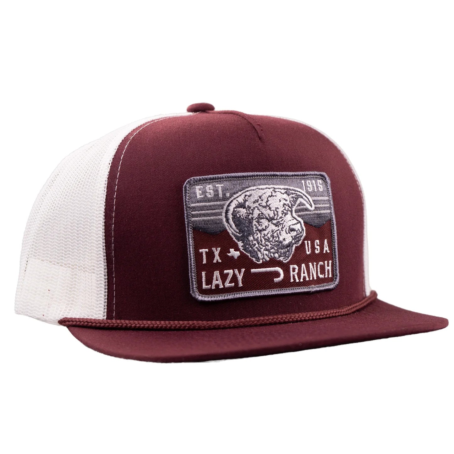 Maroon & White Red Rock Hat