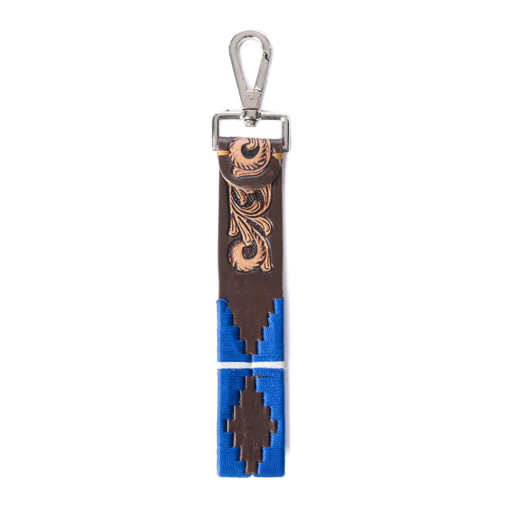 Blue & Brown Key Fob