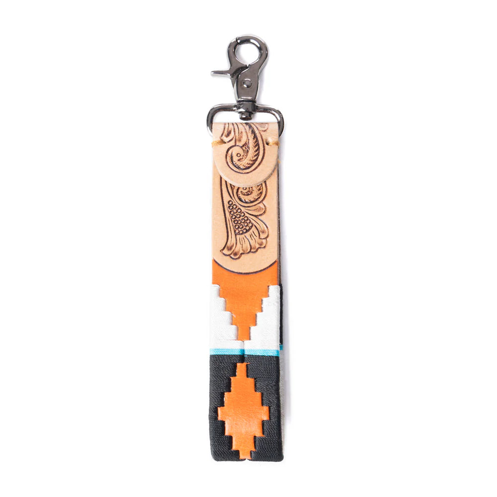 White & Black Key Fob