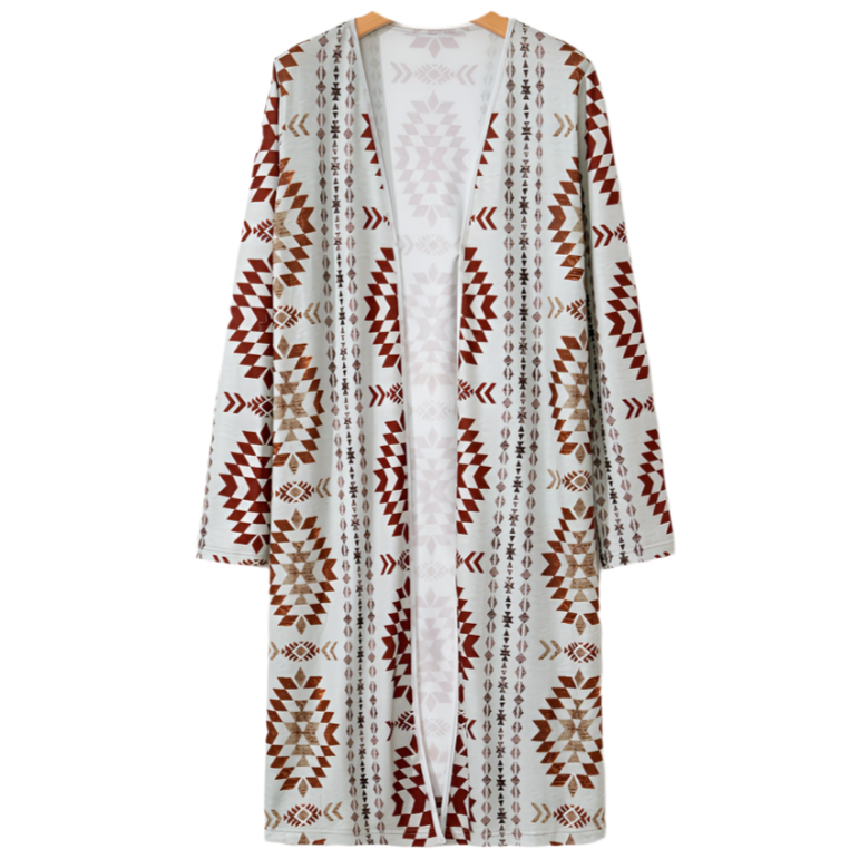 Western Cardigan - Brown