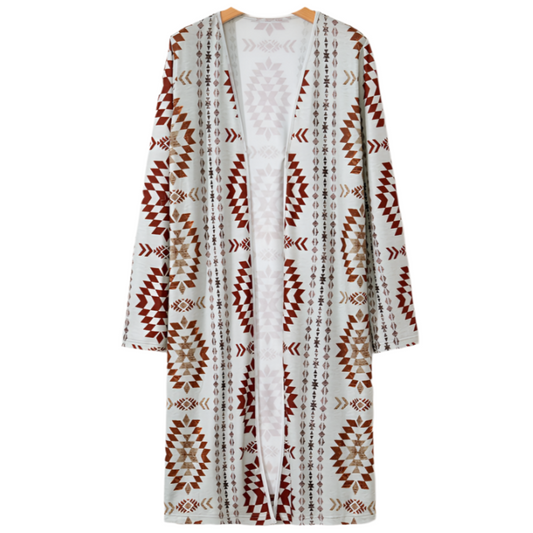 Western Cardigan - Brown