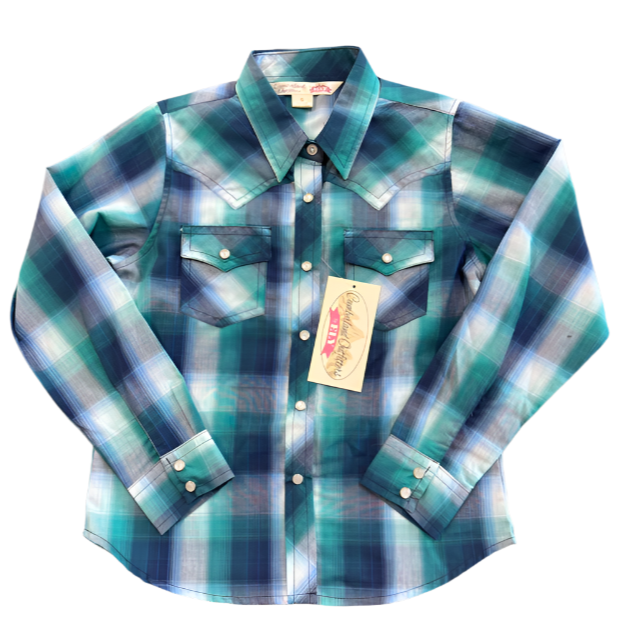Girl's Plaid L/S