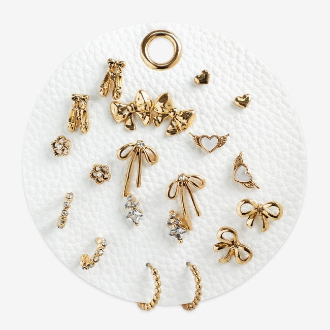 Antique Coquette Ballet Earrings Set