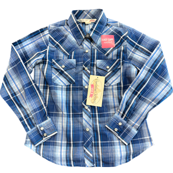 Girl's Plaid L/S