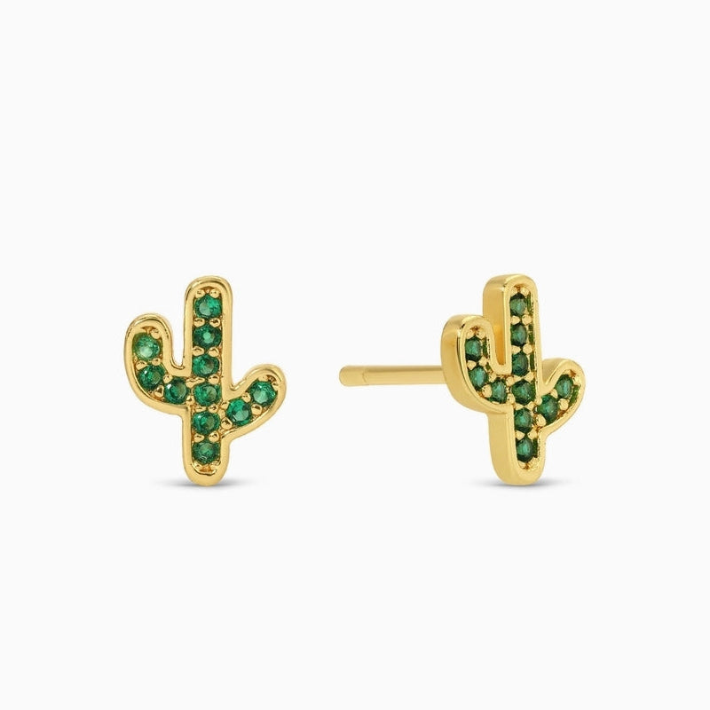 Green Pavé Cactus