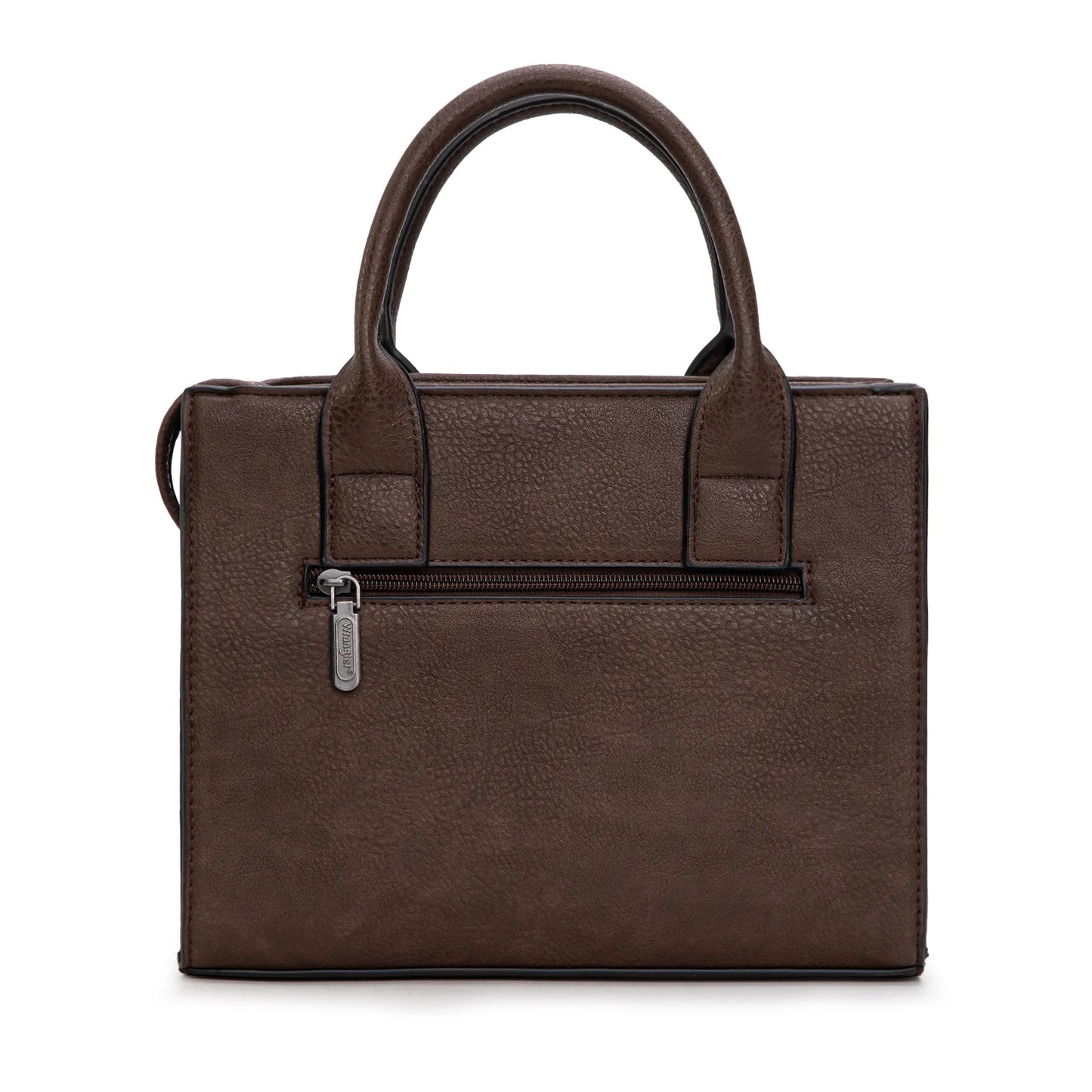 Aztec Pattern Tote - Coffee