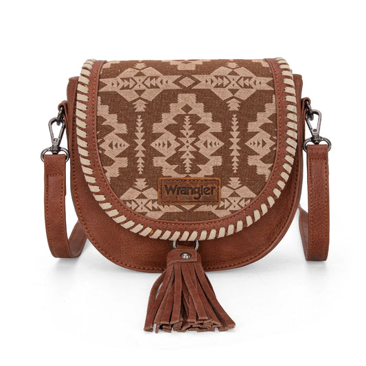 Southwestern Saddle Bag - Brown