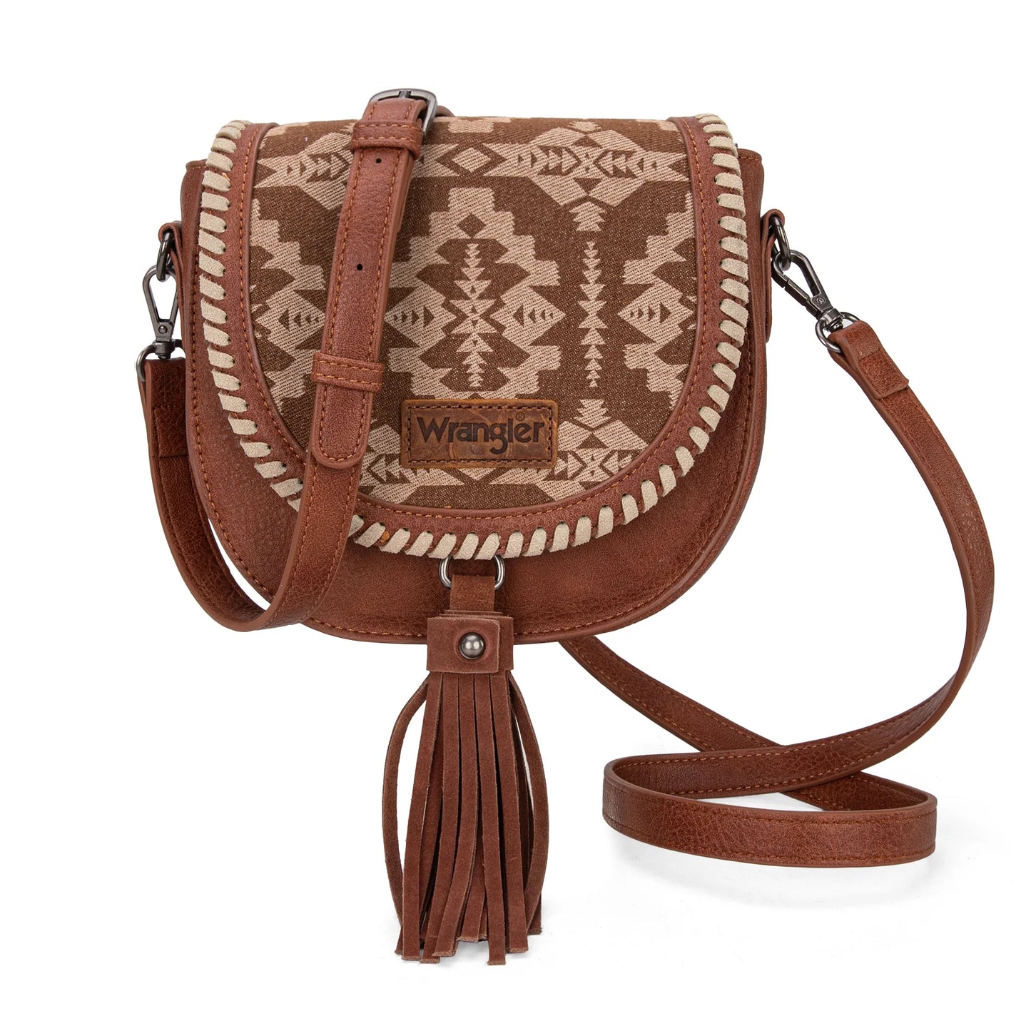 Southwestern Saddle Bag - Brown