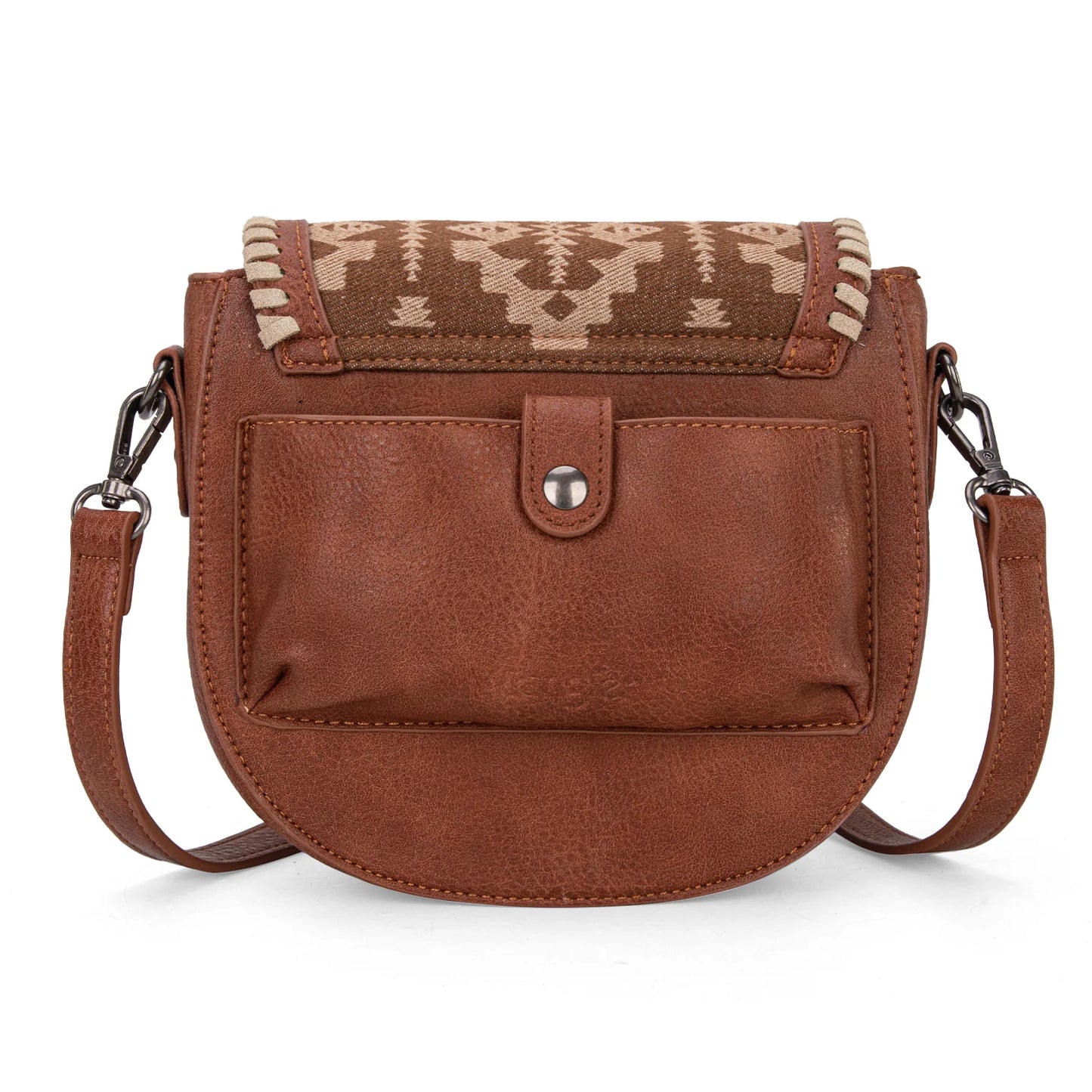 Southwestern Saddle Bag - Brown