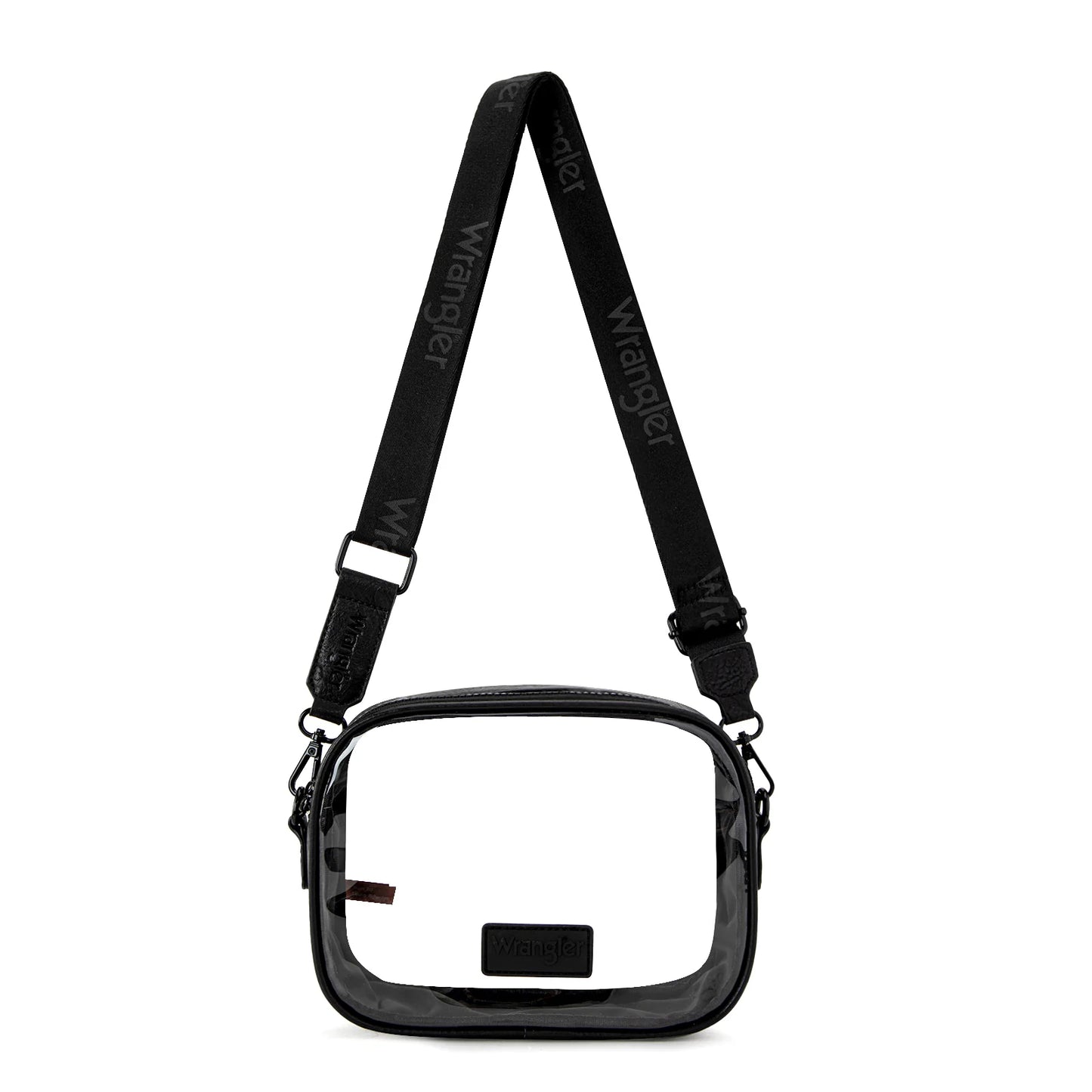 Clear Crossbody Bag - Black