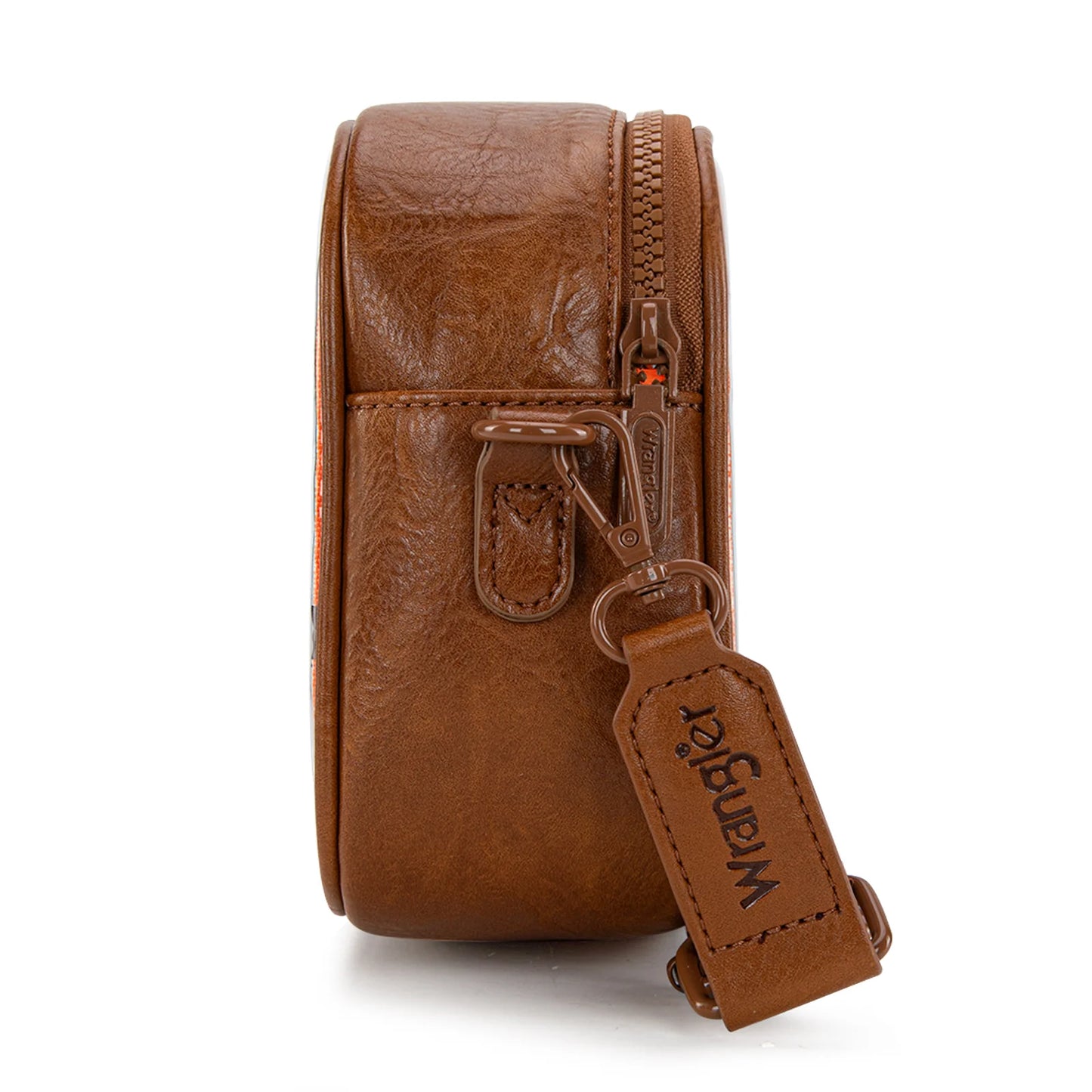 Clear Crossbody Bag - Brown