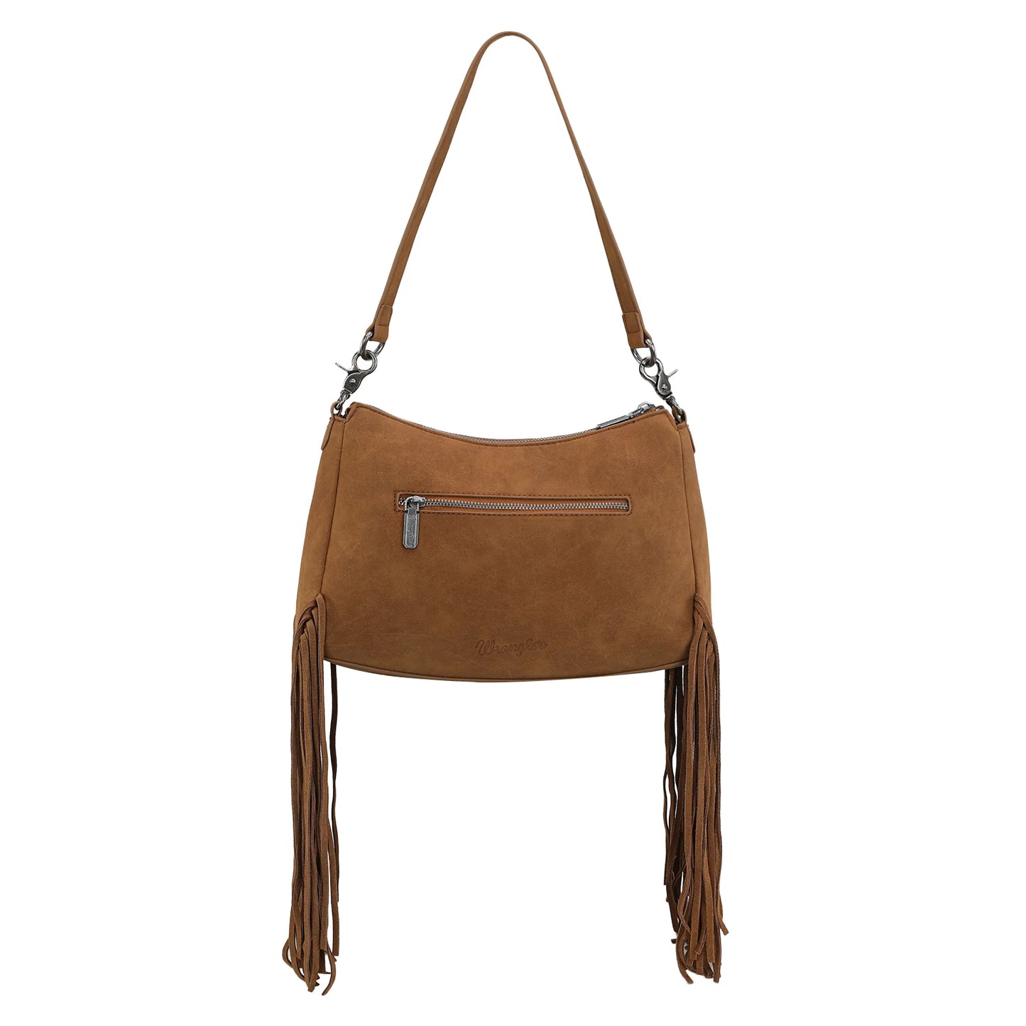 Fringe Buckle Bag - Brown