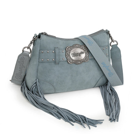 Fringe Buckle Bag - Jean
