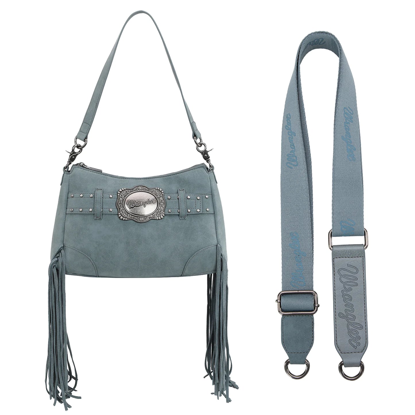 Fringe Buckle Bag - Jean