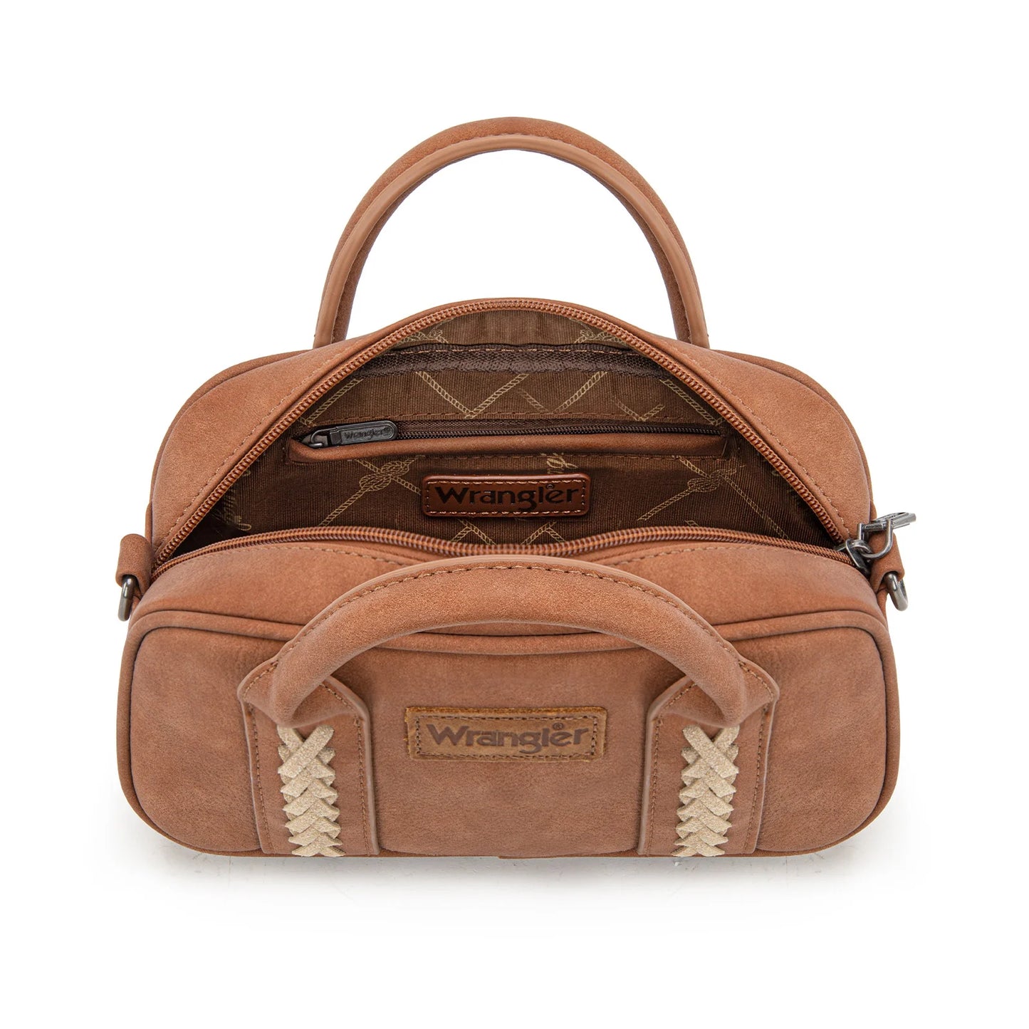Whipstitch Mini Bag - Brown